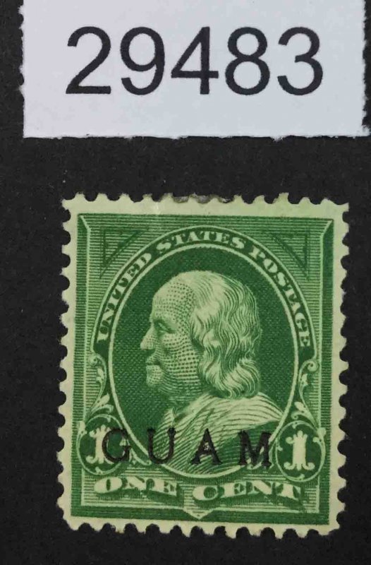 US STAMPS GUAM  #1 USED LOT #29483