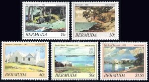EDSROOM-22255 Bermuda 514-518 MNH 1987 Complete Winslow Homer Paintings CV$7.90