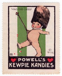 (I.B) US Cinderella : Kewpie Kandies Promo Stamp 1 (Wag The Chief)