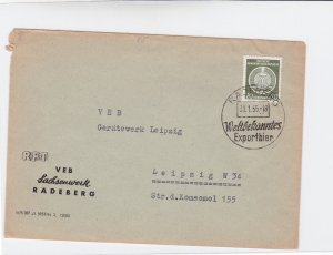 german democratic republic 1955 official stamps cover ref r16095