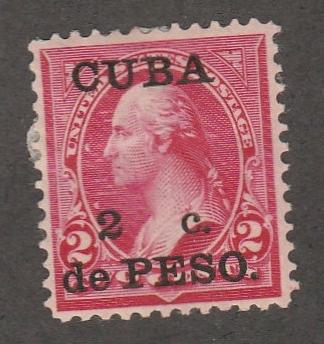 CUBA #222  MINT HINGED