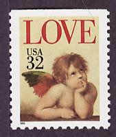 2959 Love Cherub mint booklet single