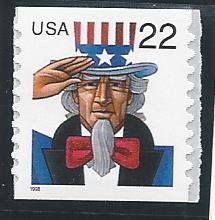 US #3263, Uncle Sam, M-NH*-