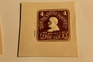 US U472  CUT SQUARE UNUSED