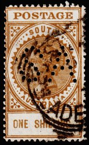 South Australia Scott 155 SA Official Perfin (1903-12) Used F M