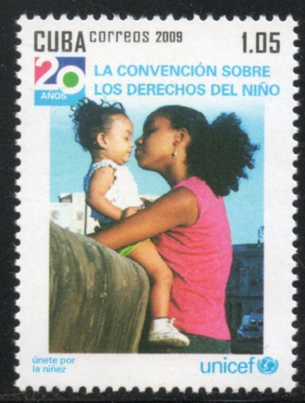 CUBA Sc# 5034 United Nations UNICEF  CHILDRENS' RIGHTS 2009  MNH
