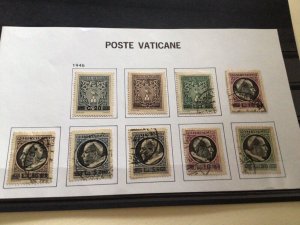 Vatican City 1936 mounted mint & used stamps  A18941