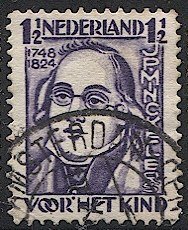 NETHERLANDS 1928 Sc B33 Used Charity,  BIN .25