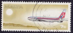 Malta - 1978 - Scott #C10 - used - Airplane