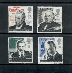 G.B 1995 COMMEMORATIVES  SET  COMMUNICATIONS ISSUE USED  h 281122