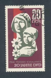 Germany DDR 1967 Scott 899 used - 20pf, Women's federation