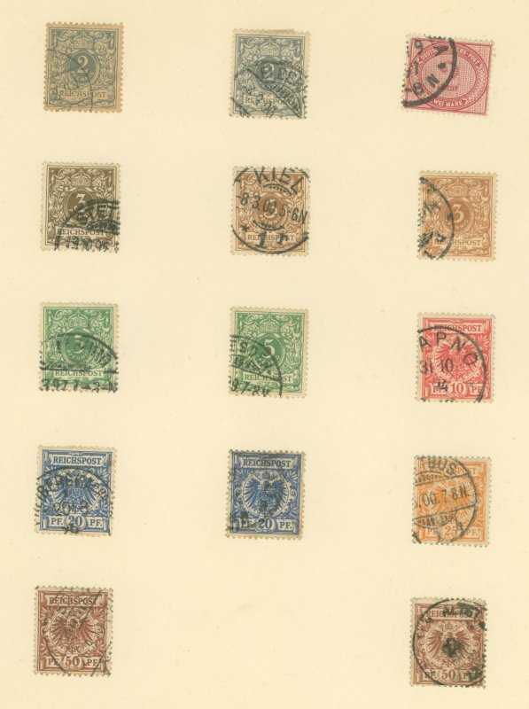 Germany #45-51 Used Single (Complete Set)