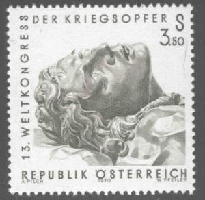 Austria Scott 879 MNH** 1970 veteran federation stamp, St. John
