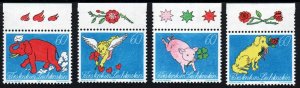 Liechtenstein # 1025 - 1028 MNH