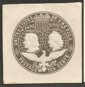 U.S. Scott #U351 Embossed Stamped Envelope - Mint Single