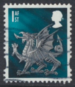 Wales  GB  1st Dragon   SG W99  Used    SC#  21  see details