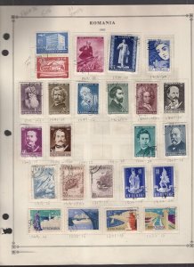 Romania 1960-1969 Used Collection on Pages 600 Stamps