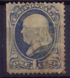 US Scott #145 Used Dark Ultra F-VF