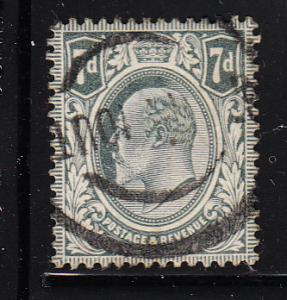 Great Britain used #145 7p Edward VII 