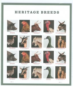 United States #5592b Mint (NH) Souvenir Sheet (Animals)