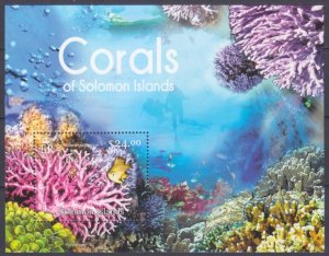 2012 Solomon Islands  1569/B106 Marine fauna - Corals 8,00 €