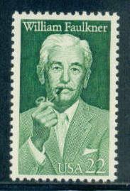 2350 22c Faulkner Fine MNH Dry Gum