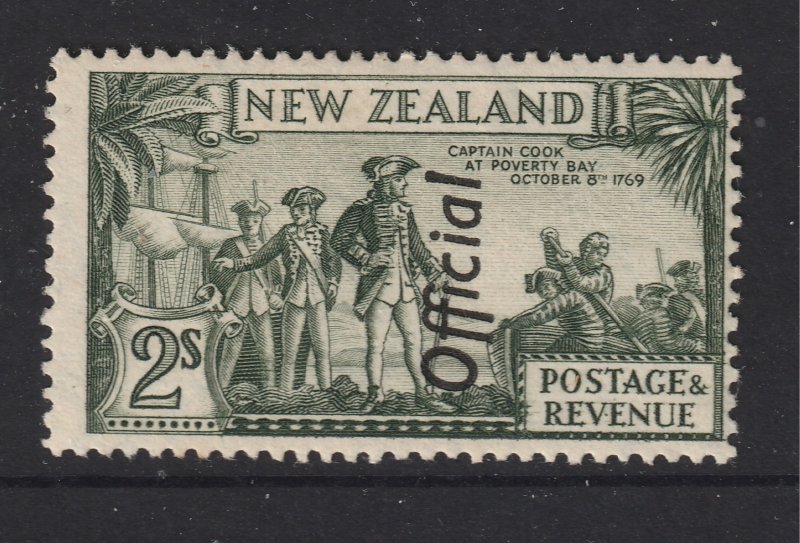 New Zealand a MLH 2/- Official from the 1935 series