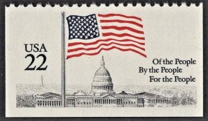 US 2116 MNH VF 22 Cent Flag Over Capitol Booklet Single