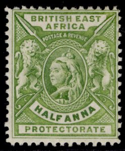 BRITISH EAST AFRICA QV SG65, ½a yellow-green, M MINT.