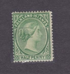 1891 Falkland Islands 8a MH Queen Victoria 30,00 €