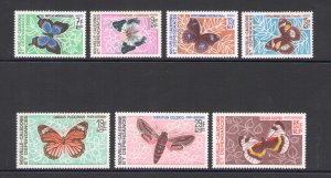 1967-68 New Caledonia - Yvert Catalogue no. 341-44 + Posta Aerea no. 92-94 - But