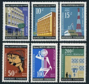 Tunisia 429-434, MNH. Mi 613-618. PhilEXPO; automation of telephone system, 1962