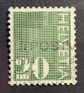 Switzerland 1970  Scott 522 used -  20c, Numeral
