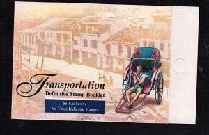 Singapore - #789a Transportation Complete Booklet  - MNH