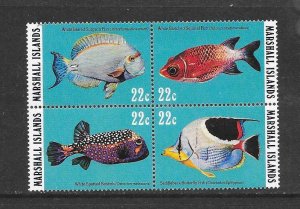 FISH - MARSHALL ISLANDS #77a MNH