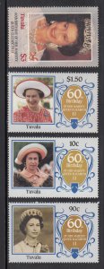 Tuvalu Scott #357-360 MNH