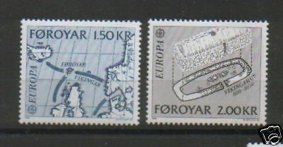 FAROE ISLANDS-MNH SET EUROPA CEPT-1982.