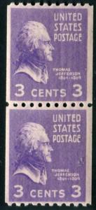 USA #851 Pair   Mint (NH)      ** Free shipping **