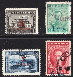 Bulgaria Scott 186-89 complete set F to VF mint H & used. Lot #B.  FREE...