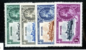 1935 St Lucia Sc #91/94 m* cv. $16 ( 630 JUB )