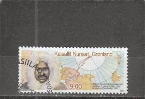 Greenland  Scott#  543  Used  (2009 Matthew Henson)