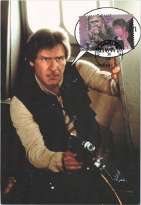 ZAYIX - US 4143 FDC Maxicard STAR WARS Han Solo firing - Chewbacca