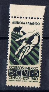 Mexico 1939 5c Census SC# 752 MNH