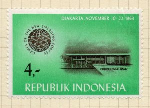 Indonesia 1963 Early Issue Fine Mint Hinged 4r. NW-14745