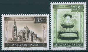 Hungary Stamps 2013 MNH Tourism Water Szeged Cathedral Springhouse Orfu 2v Set
