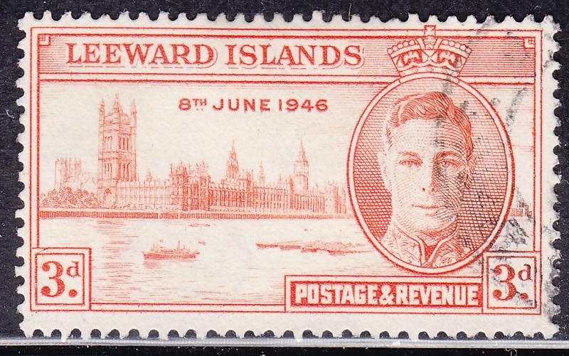 Leeward Islands 117 KGVI Peace Issue CD303 1946