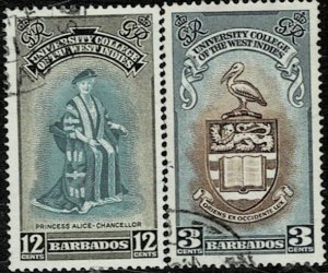 BARBADOS 1951 UNIVERSITY COLLEGE  USED