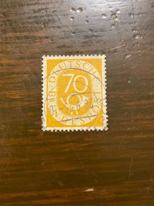 Germany SC 683 Used 70pf Numeral & Post Horn (1) - VF/XF