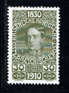 Austria 1910  Scott #137 MNH