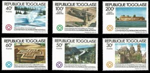Togo 1981 - World Heritage Year, Geyser - Set of 6 - 1119-22, C453-4 - MNH